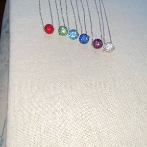 Touchstone by Swarovski Crystal Birthstone Necklace-FEBRUARY-Amethyst